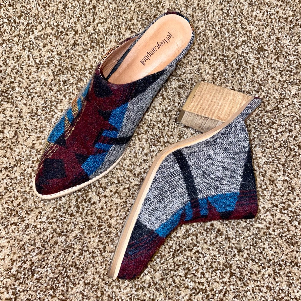 Jeffrey Campbell Knit Aztec Mule